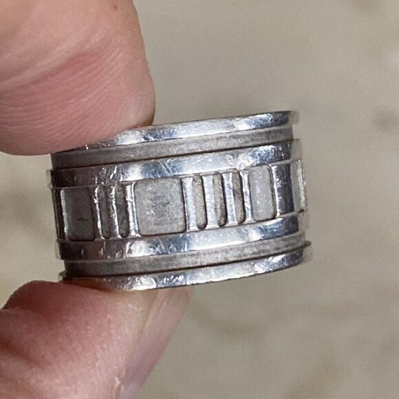 Tiffany Atlas 925 Sterling Silver 10mm Wide - Picture 4 of 9